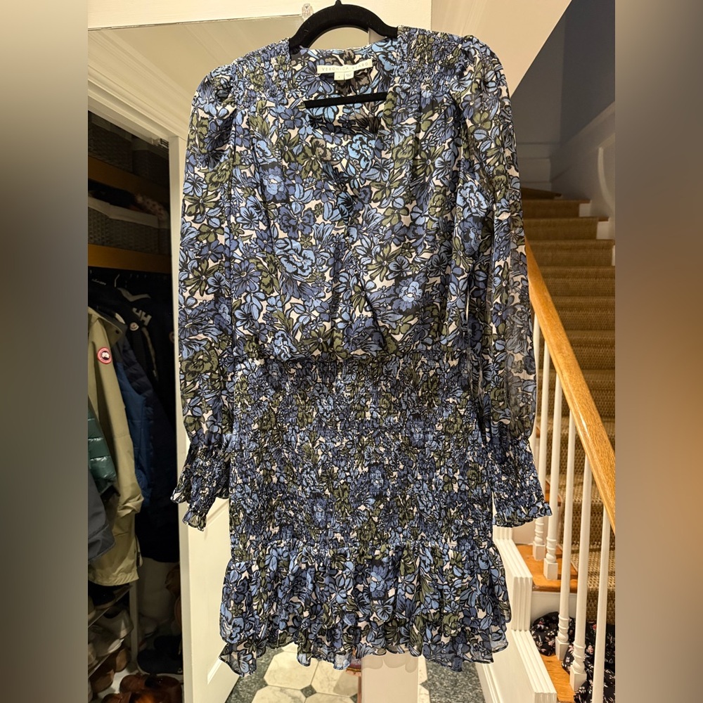 Veronica Beard blue floral dress